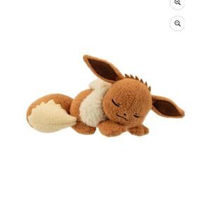 Pokemon Eevee Sleeping Plush - 5 inch Premium Sleeping Plush Jazwares